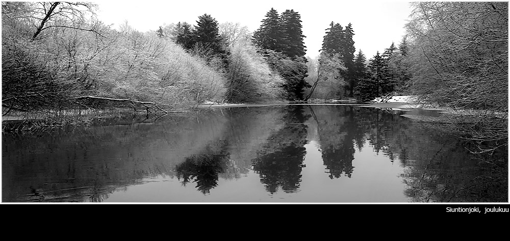 Siuntionjoki, joulukuu